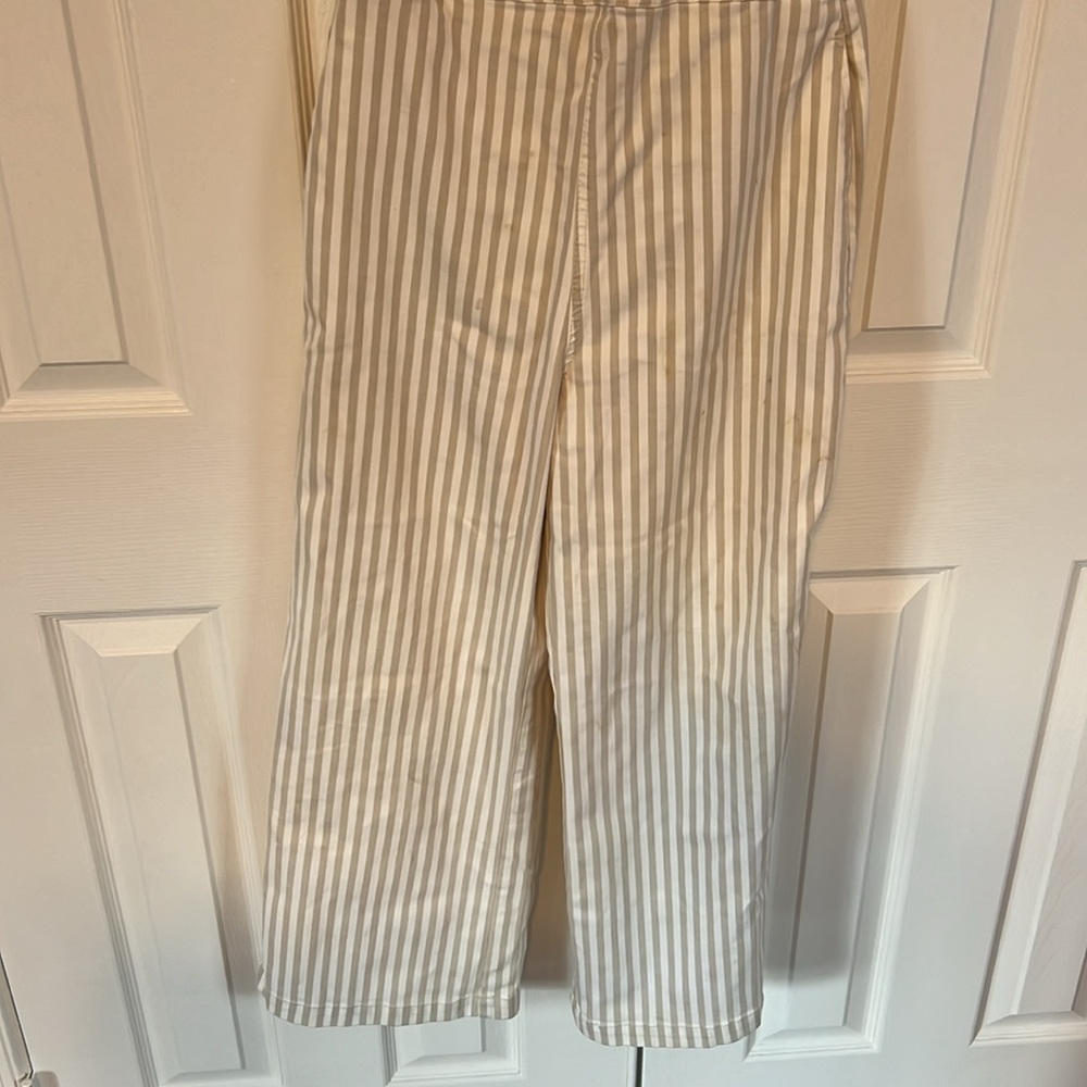 Rachel Roy Cut Out Denim Wide Leg Pantsuit - Picture 5 of 6